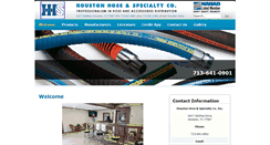 Desktop Screenshot of houstonhose.com